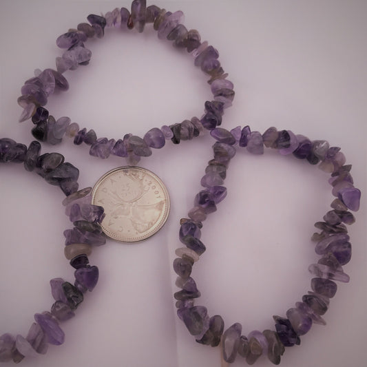 Amethyst Chip Bracelet