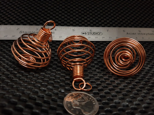 Coil Cage, xLarge Copper Plated, 1.5" Retail
